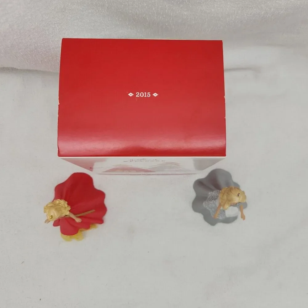 Ornament Hallmark Keepsake Barbie Celebration Set of 2 Holiday 2015 Mattel NEW